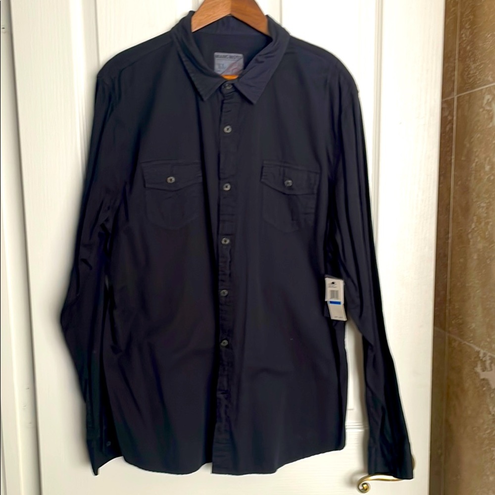 NWT - Marc Moto - Black Button-Up Shirt